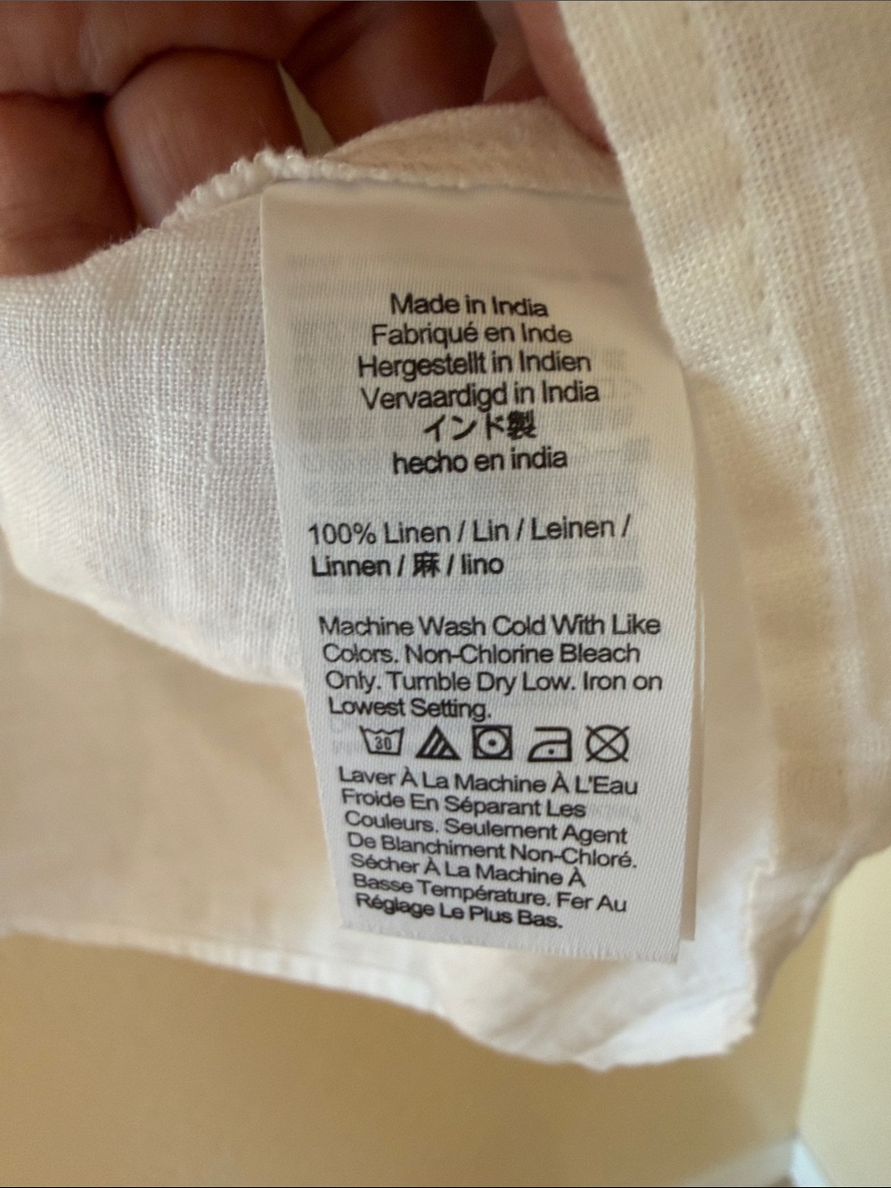 J. Crew White Linen Sleeveless Ruffle-Neck Camisole - Picture 5 of 5